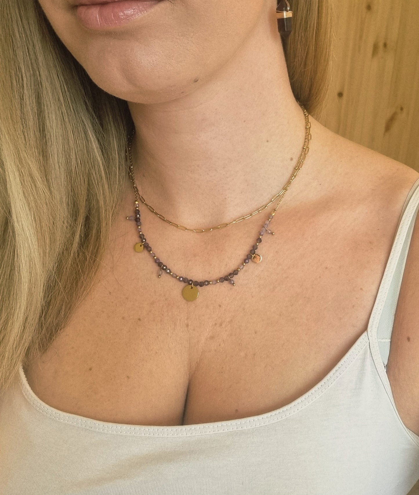 Collier Loulà- Pierre d'apaisement, sagesse et sommeil réparateur