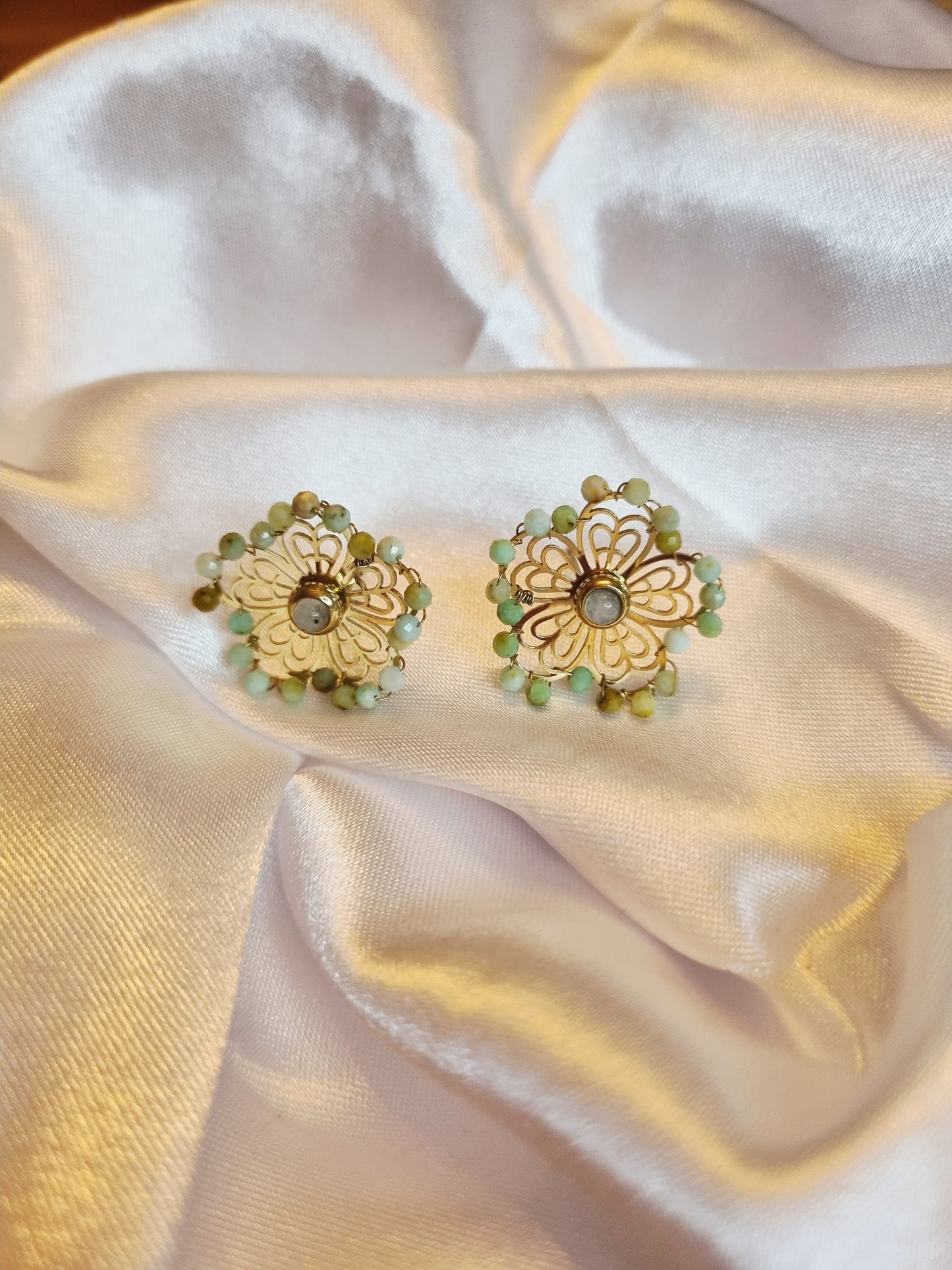 Boucles d'oreilles fleurs