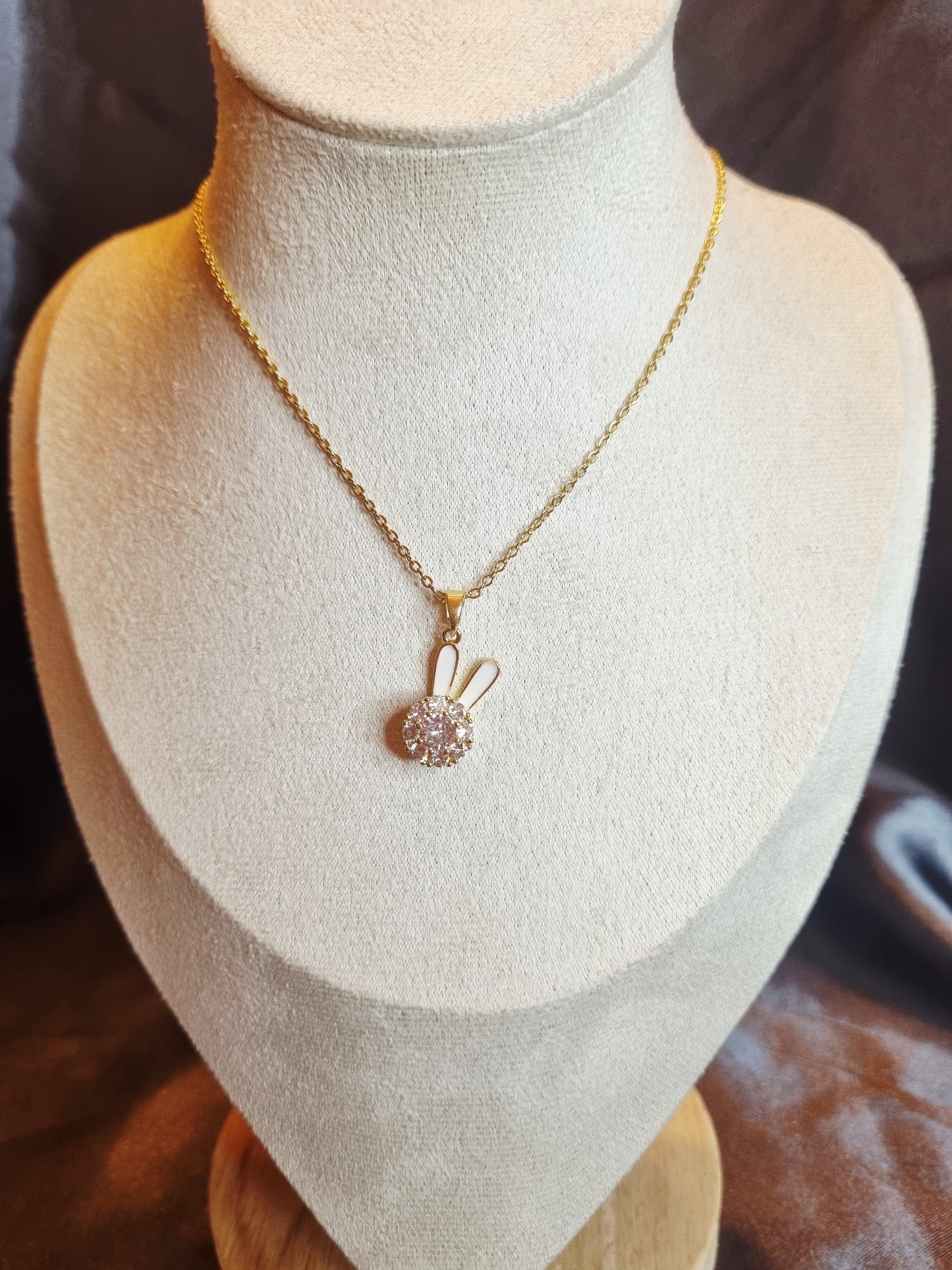 Collier d'anxiété lapin