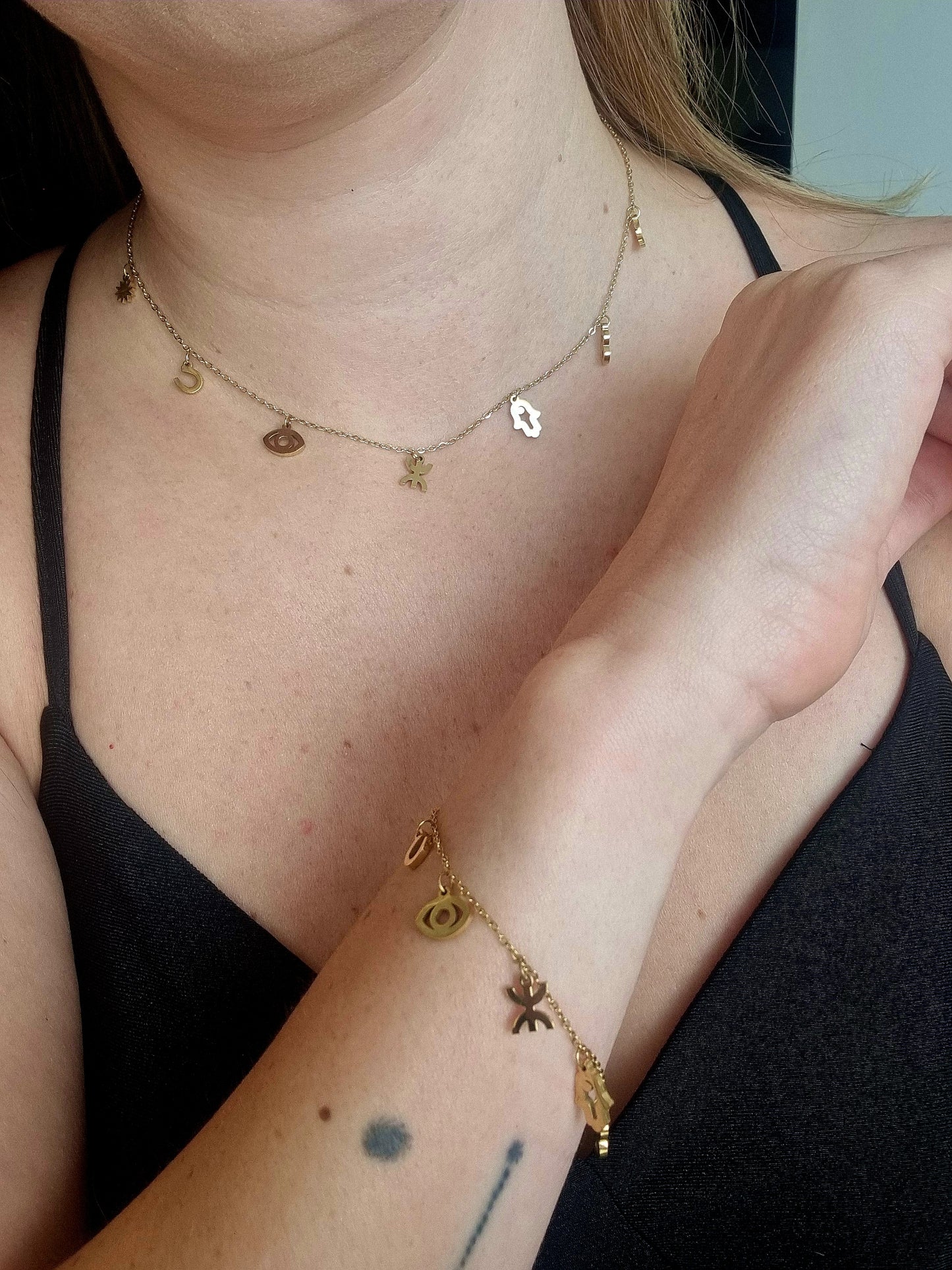 Parrure Collier + Baracelet Olga