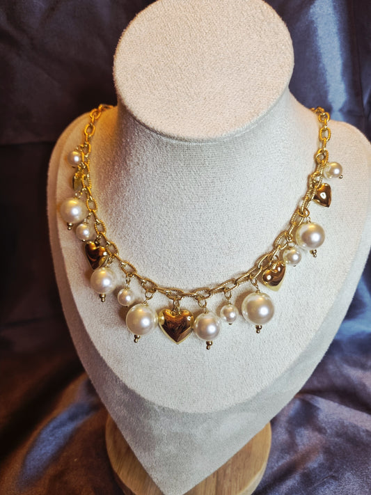 Collier pampilles Coeur