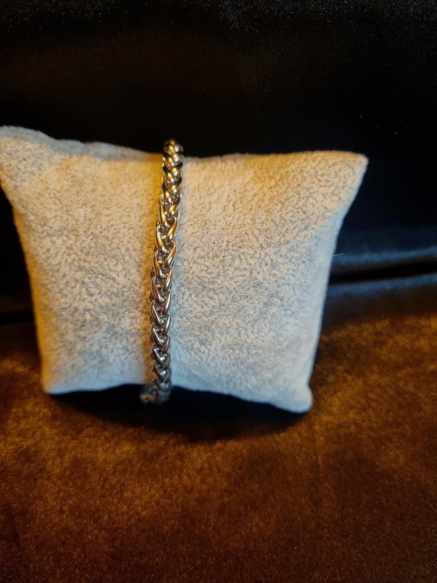 Gourmette maille ronde S