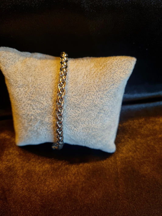 Gourmette maille ronde S